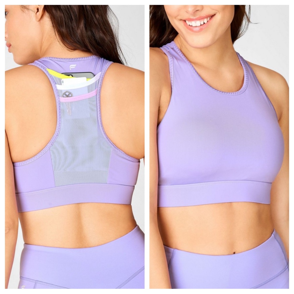 Trinity High Impact Sports Bra Purple Neon XXS